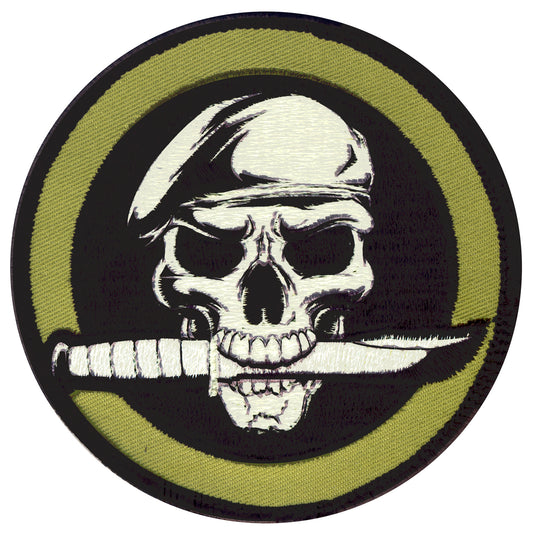 Rothco PVC Military Skull & Knife Morale Patch