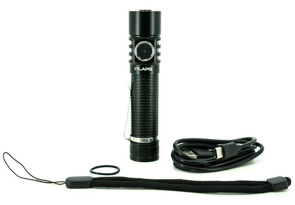 LA Police Gear F-0 2100 Lumen Rechargeable Flashlight