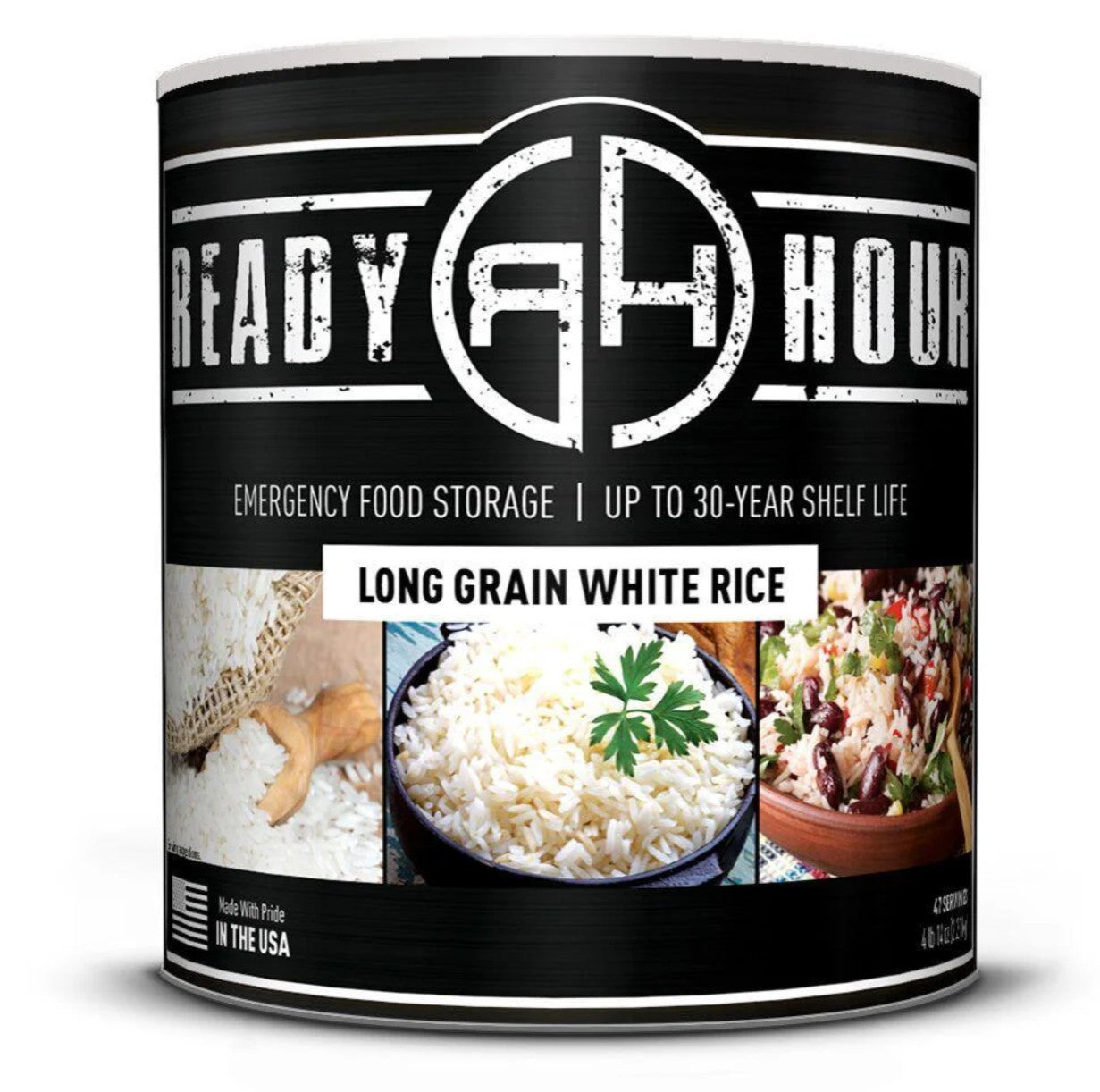 Ready Hour Long Grain White Rice Can