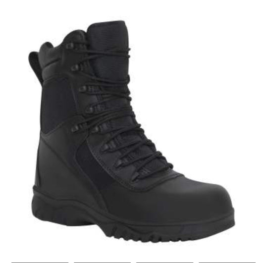 Rothco Forced Entry Tactical Boot With Side Zipper And Composite Toe 8'