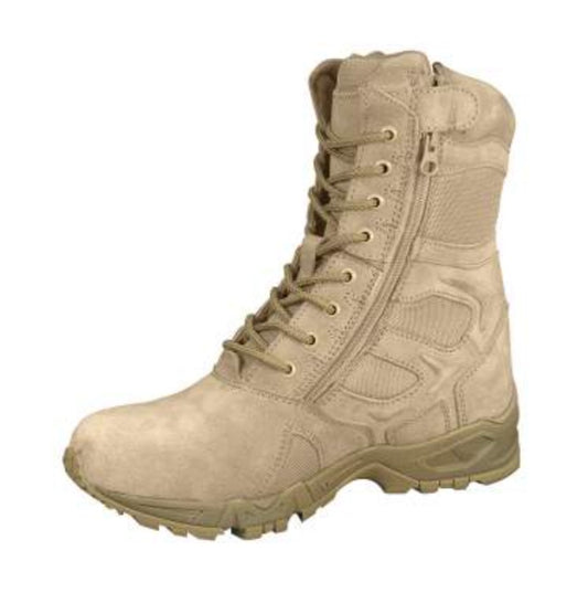 Rothco Forced Entry Deployment Boots With Side Zipper 8"