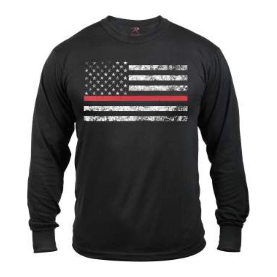 Thin Red Line Flag LS Shirt