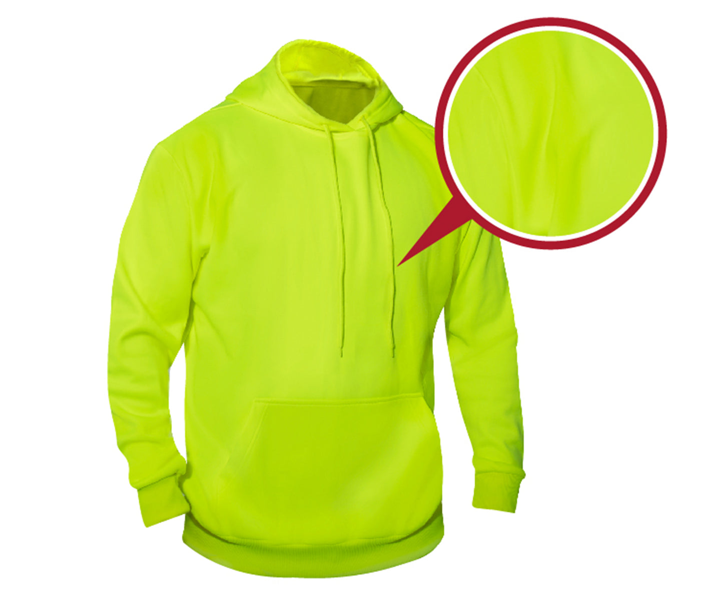 Rothco Hi-Vis Performance Hooded Sweatshirt