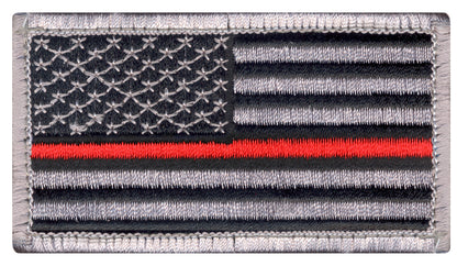 Rothco Thin Red Line US Flag Patch With Hook Loop