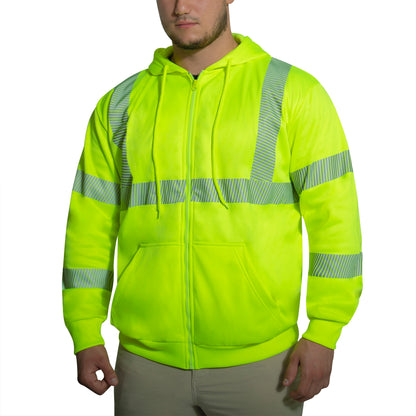 Rothco Hi-Vis Performance Front Zipper Sweatshirt