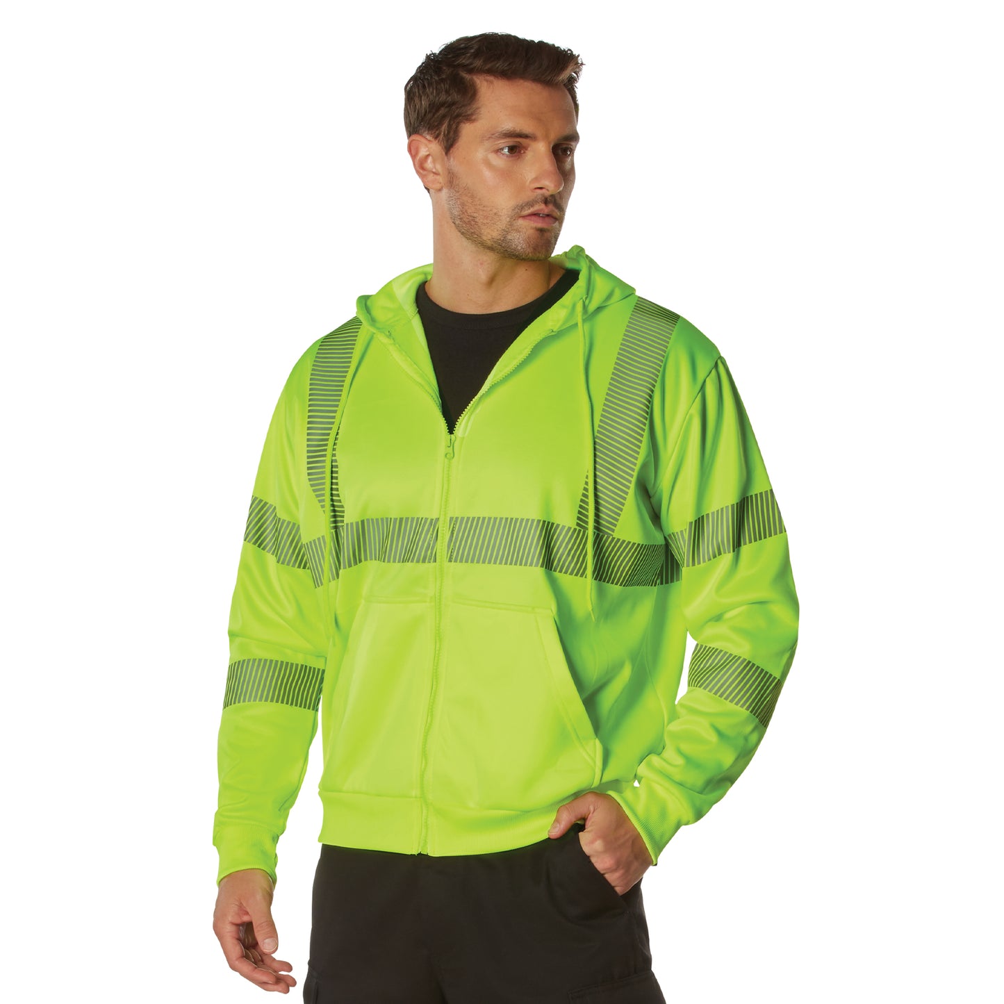 Rothco Hi-Vis Performance Front Zipper Sweatshirt