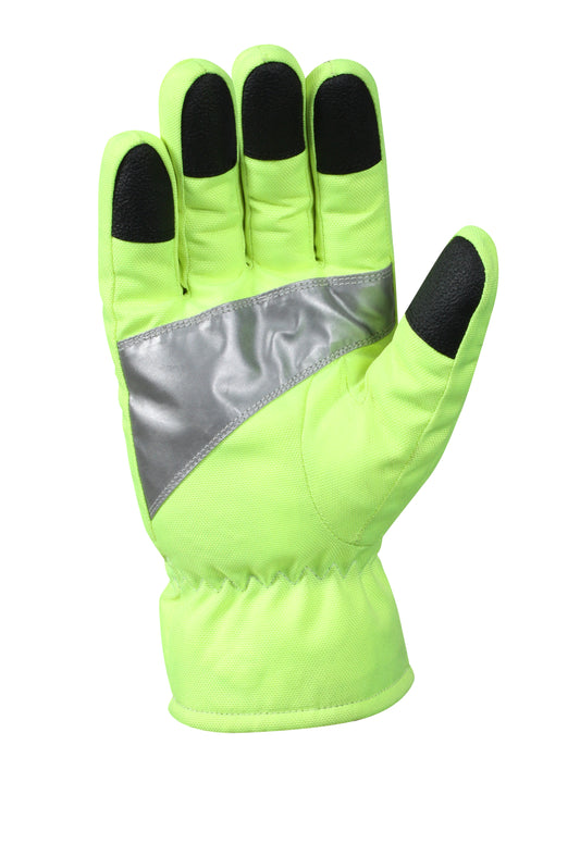 Rothco Hi-Vis Safety Gloves With Reflective Tape