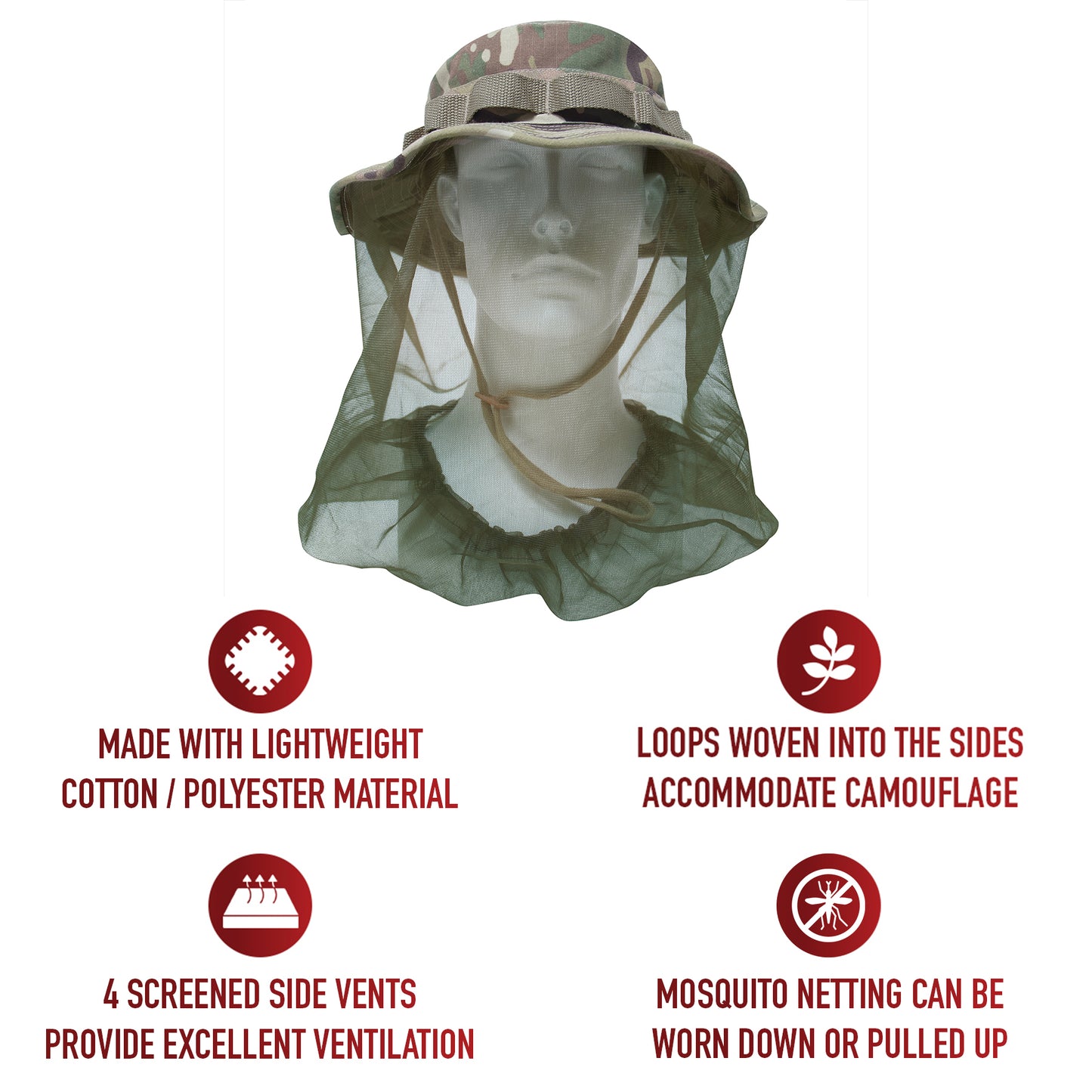 Rothco Boonie Hat With Netting