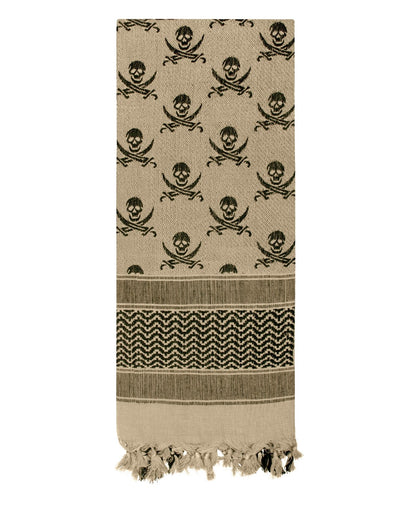 Rothco Skull And Swords Shemagh