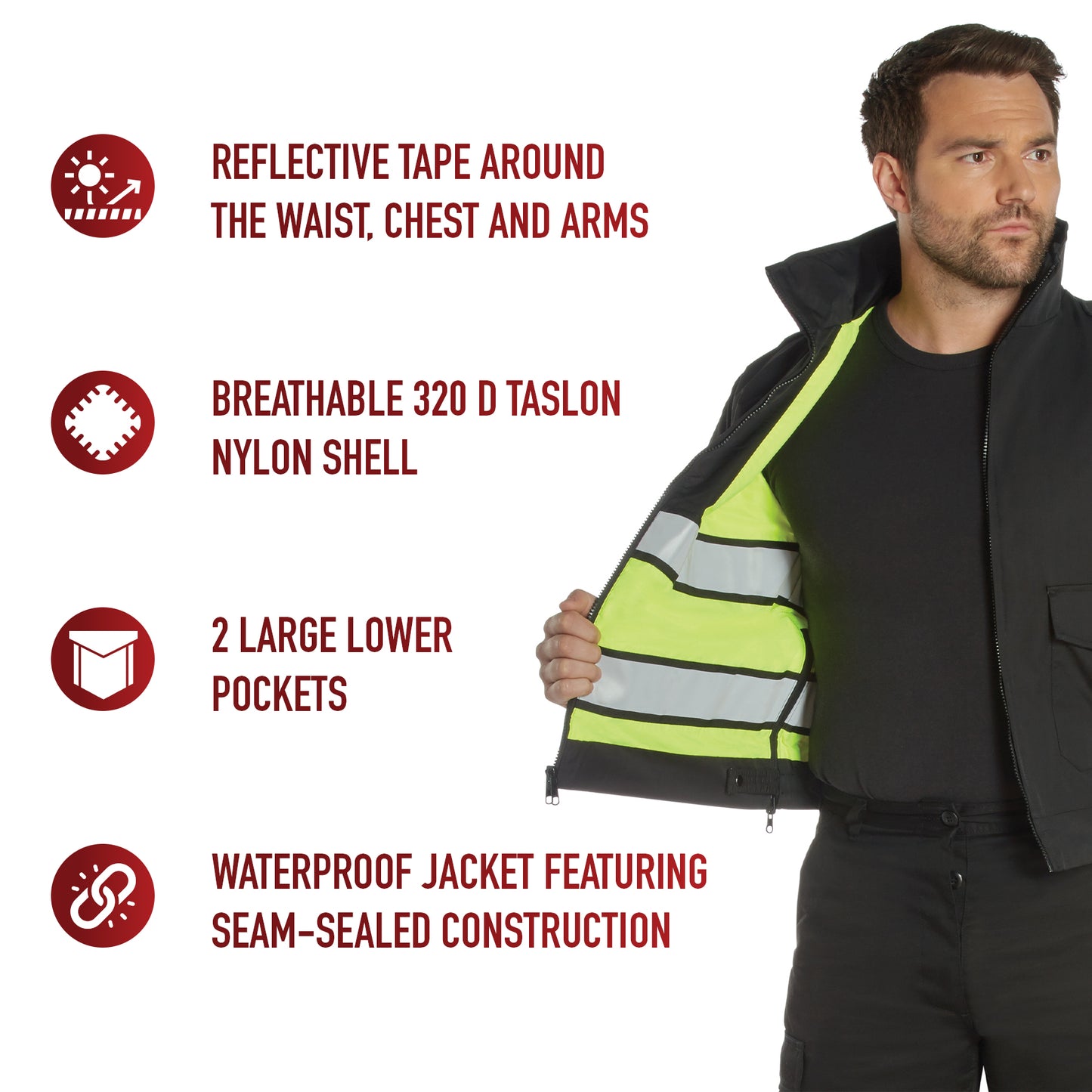 Rothco Hi-Vis Reversable Uniform Jacket