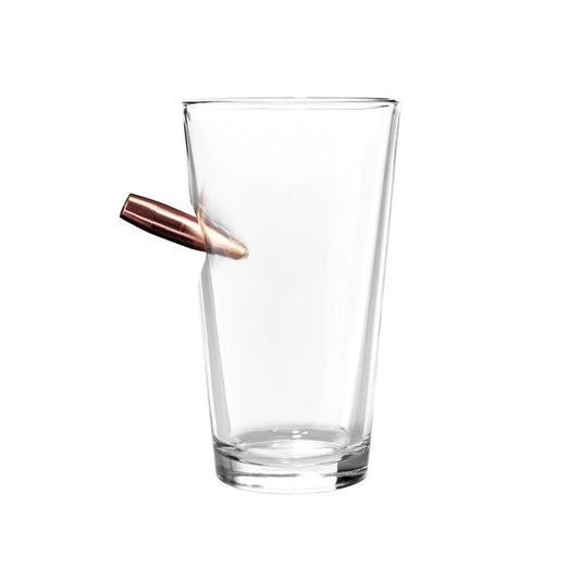 Caliber Gourmet Last Man Standing Pint Glass With Bullet