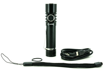 LA Police Gear F-0 2100 Lumen Rechargeable Flashlight