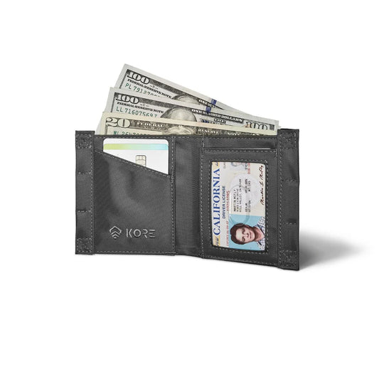 Kore Gray Tactical Bi-fold Wallet