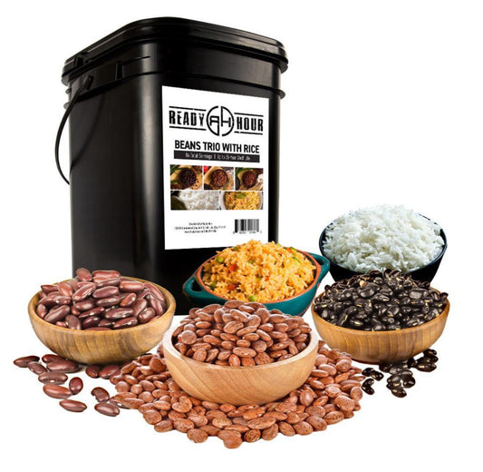 Ready Hour Bean Trio With Rice Kit