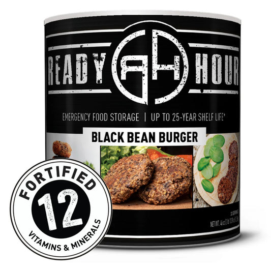Ready Hour Black Bean Burger Can