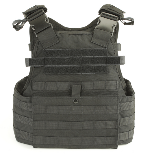 Professional Plate Carrier with Cummerbund Color Black