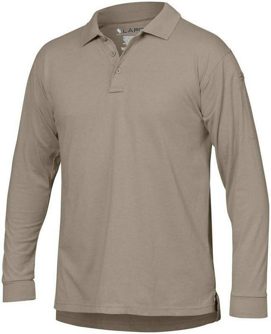 LA Police Gear Core Operator Tactical Long Sleeve Polo
