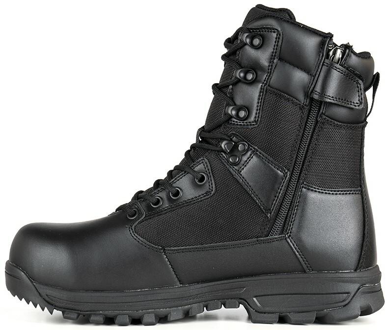 LA Police Gear Sector 8" Side Zip Waterproof Duty Boot